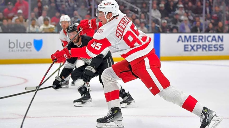 Red Wings escape in shootout after Kings make late comeback