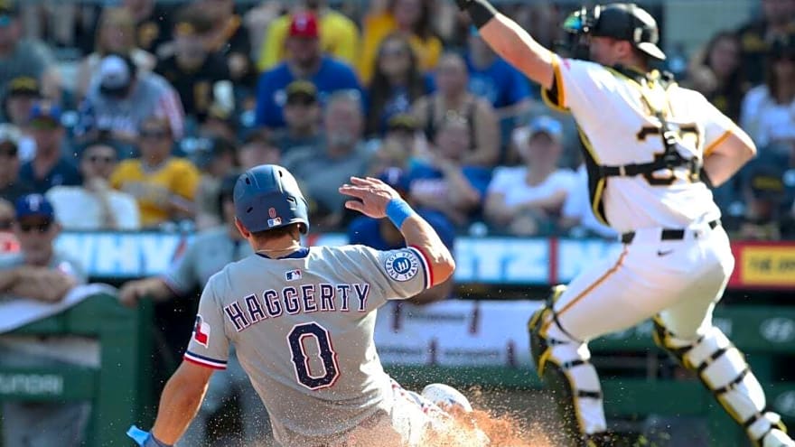 Pirates continue to slide with loss to Rangers