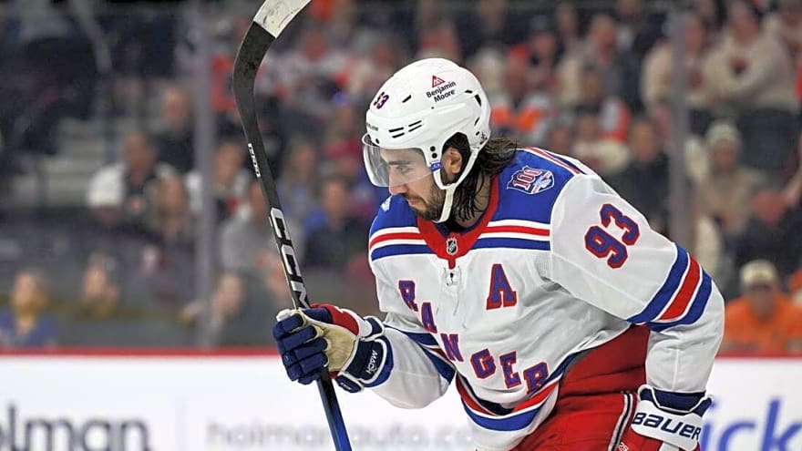 Mika Zibanejad extends mastery of Flyers in Rangers' win