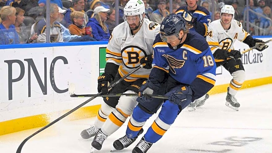 Joel Hofer's 31 saves lead Blues to convincing win over Bruins