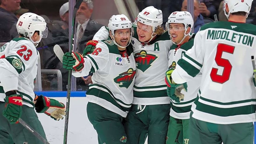 Mats Zuccarello makes home season debut as Wild face Flames