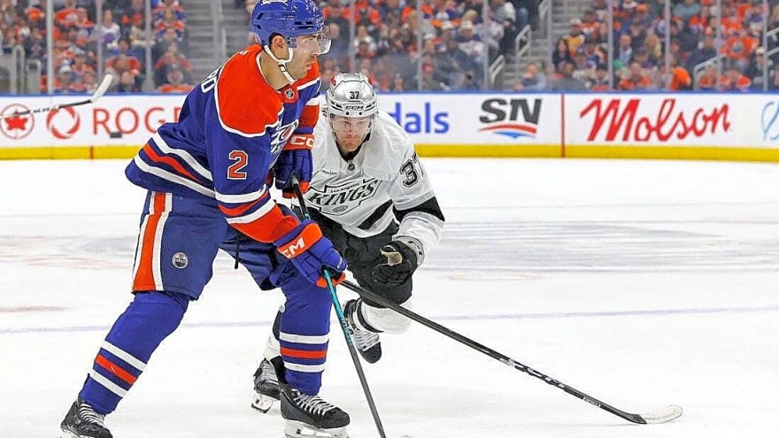 Oilers D Evan Bouchard hopes for continued success vs. Ducks