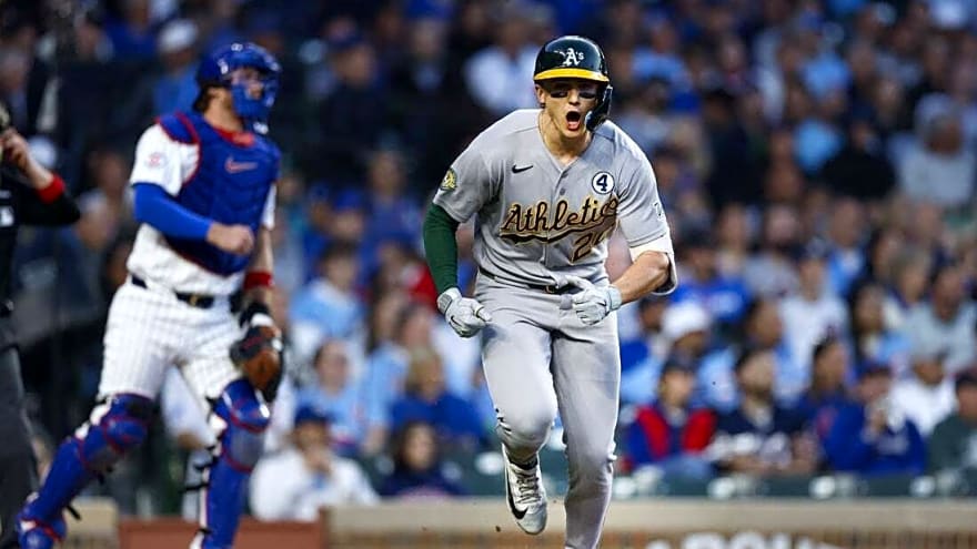 Rookie Gage Jump, Athletics shut down slumping Cubs