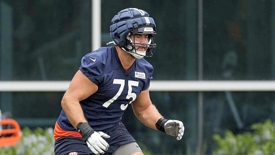 Seven months after knee injury, Bears activate OT Ozzy Trapilo