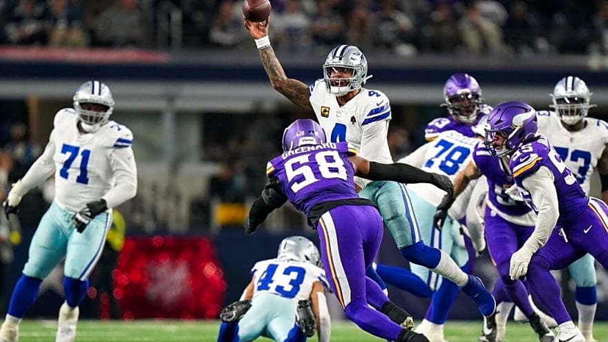 Reports: Vikings may shop OLB Jonathan Greenard