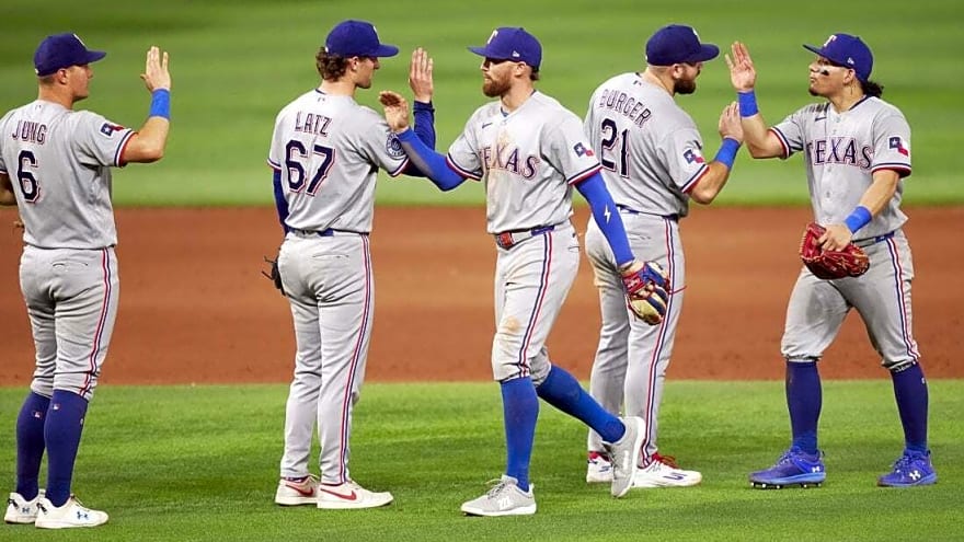 'Limping' Rangers regain footing, chase series win vs. Marlins