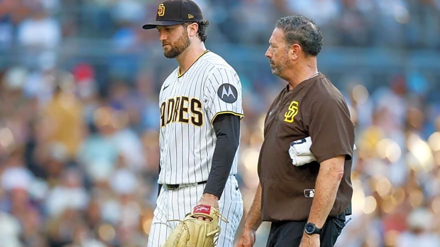 Padres RHP Casey Mize exits vs. Twins with ankle sprain