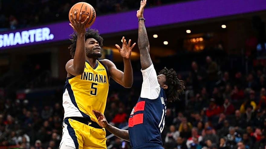 Young players take center stage as Pacers face Wizards again