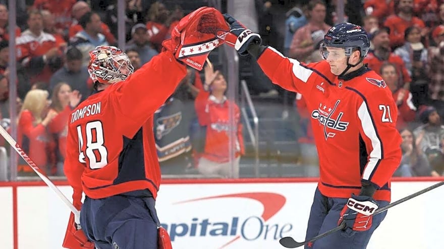 Jordan Kyrou, Alex Tuch combine for 4 goals as Capitals down Flyers