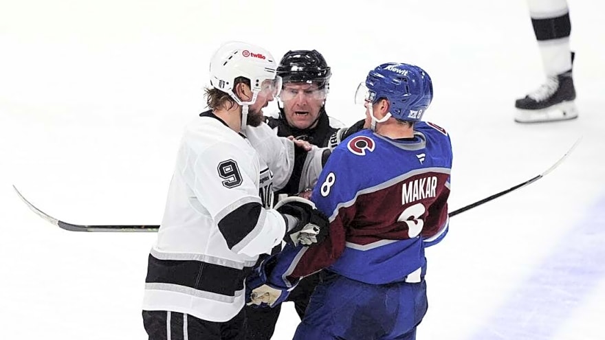 Kings hope physical play will help solve Avs in Game 2