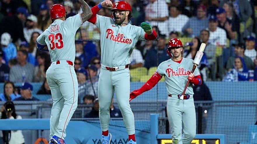 'Super cool' Phillies seek to take road series from Dodgers
