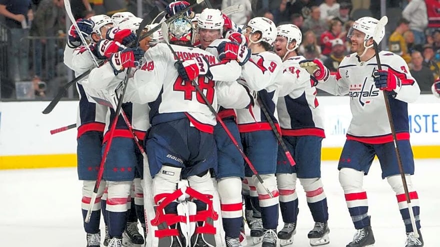 Dylan Strome's heroics help Caps nip Knights in shootout