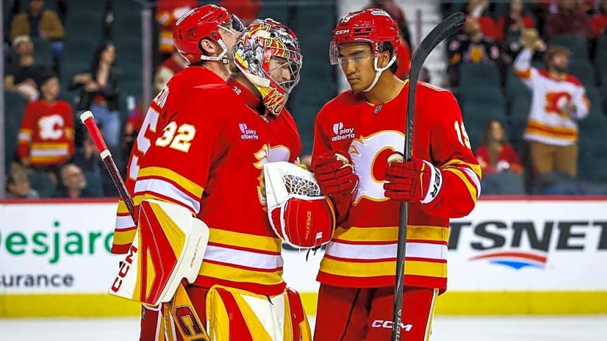 Flames face Kraken, out to ride wave of last home opener at Saddledome