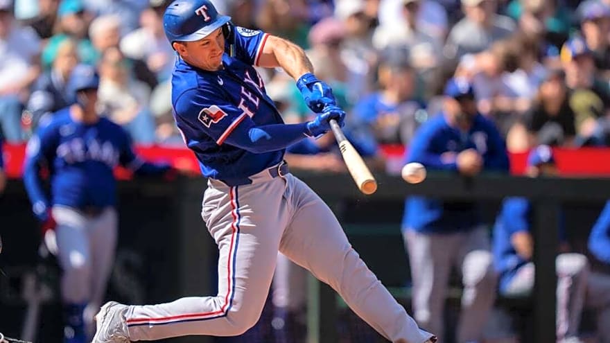 Rangers place OF Wyatt Langford (forearm) on 10-day injured list