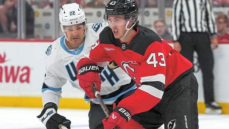 Nick Schmaltz's go-ahead goal pushes Mammoth past Devils