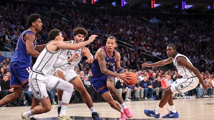 No. 5 Duke pulls away from No. 24 Kansas in N.Y. showdown