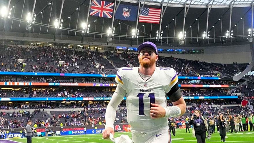 Vikings QB Carson Wentz named Week 7 starter, returns to Philly as opponent