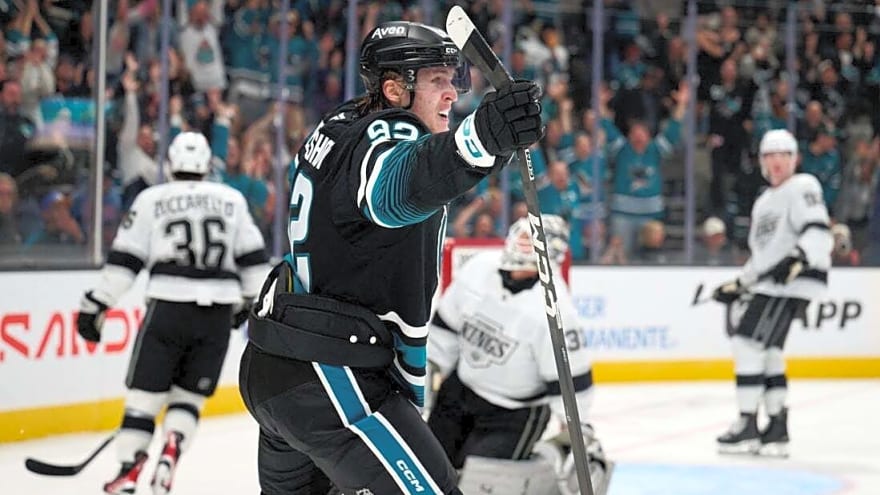 Igor Chernyshov's OT goal lifts Sharks past Kings
