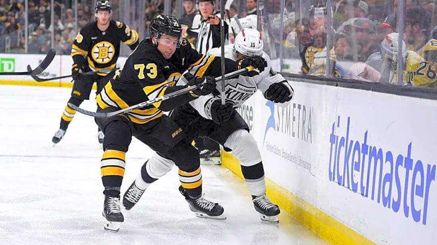 Bruins top Kings on Charlie McAvoy's OT winner to extend home streak