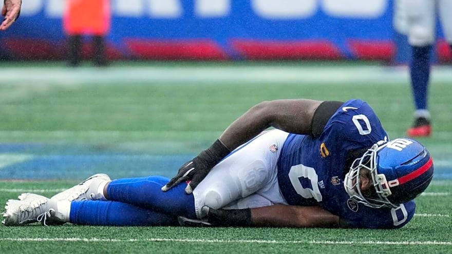 Report: Giants fear torn ACL for OLB Brian Burns