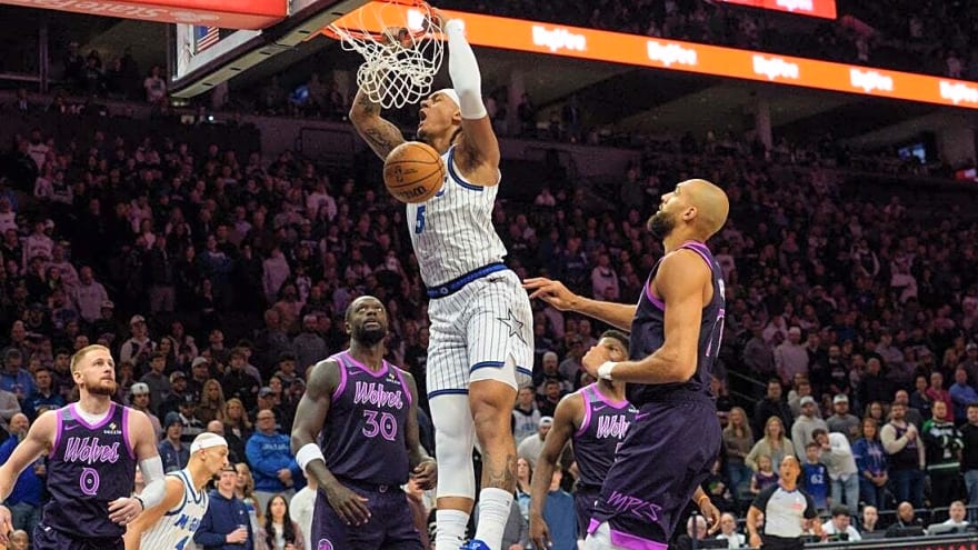 Desmond Bane, Paolo Banchero lead Magic to thumping of Timberwolves