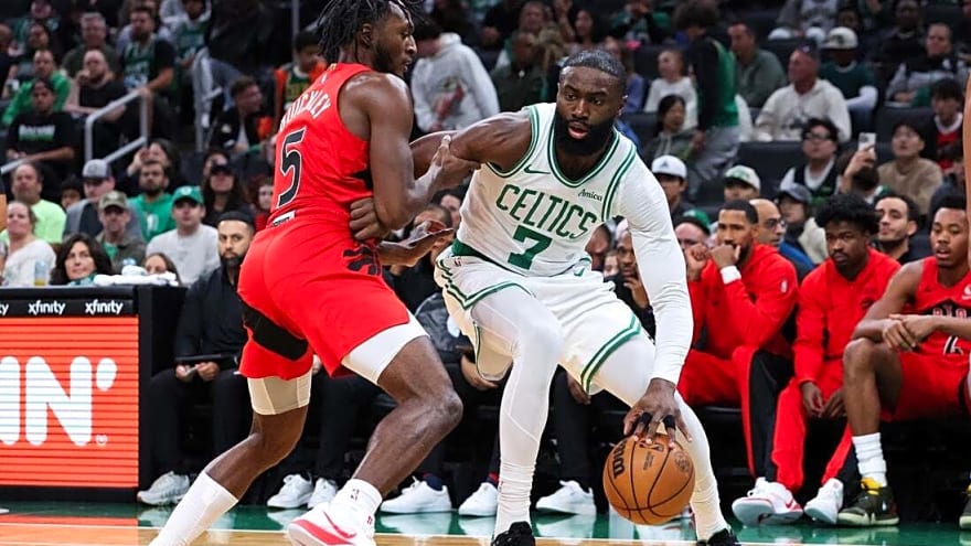 Celtics star Jaylen Brown (hamstring) ailing as season approaches