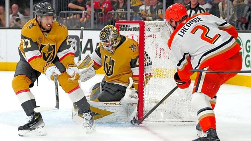 Jacob Trouba&#39;s OT goal propels surging Ducks past Golden Knights