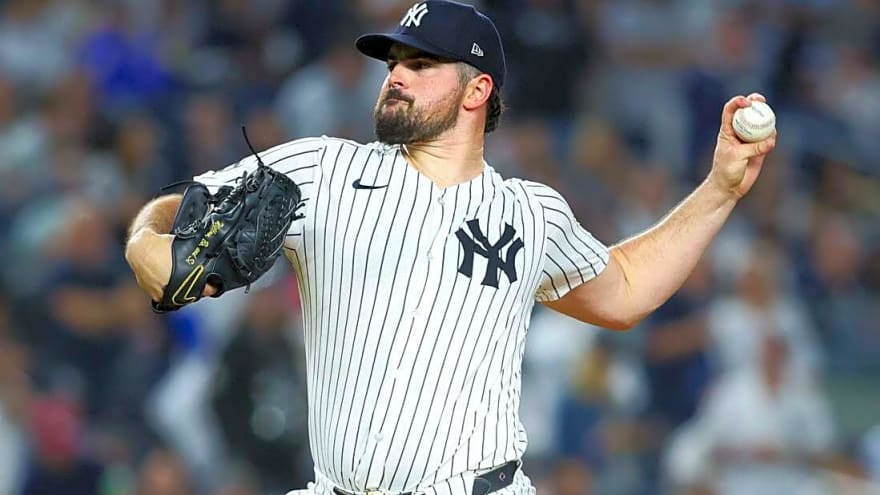Carlos Rodon makes return to Yankees' rotation against Brewers