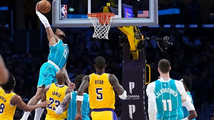Lakers keep stumbling, fall to LaMelo Ball, Hornets at home