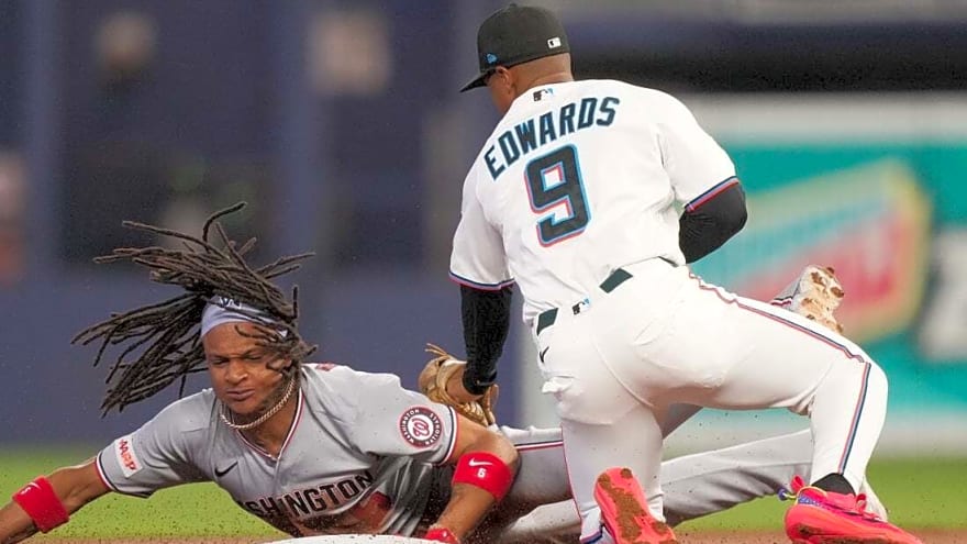Jakob Marsee, Marlins rally late to beat Nationals