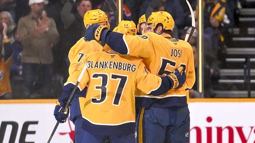 Roman Josi nets pair as Predators down Oilers in OT