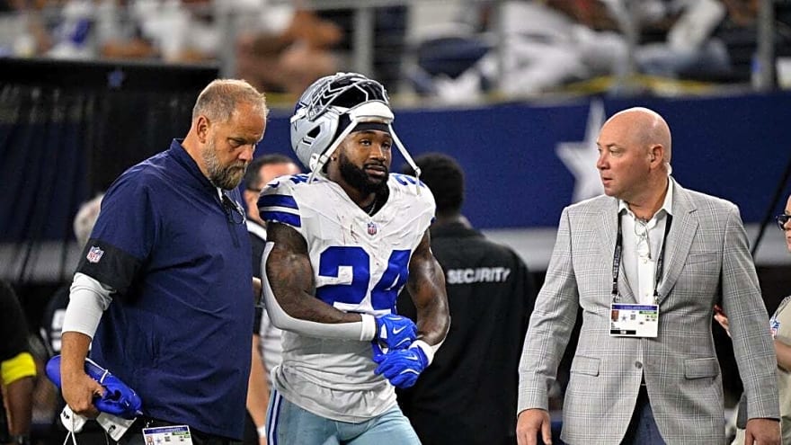 Cowboys place RB Miles Sanders (knee) on season-ending IR