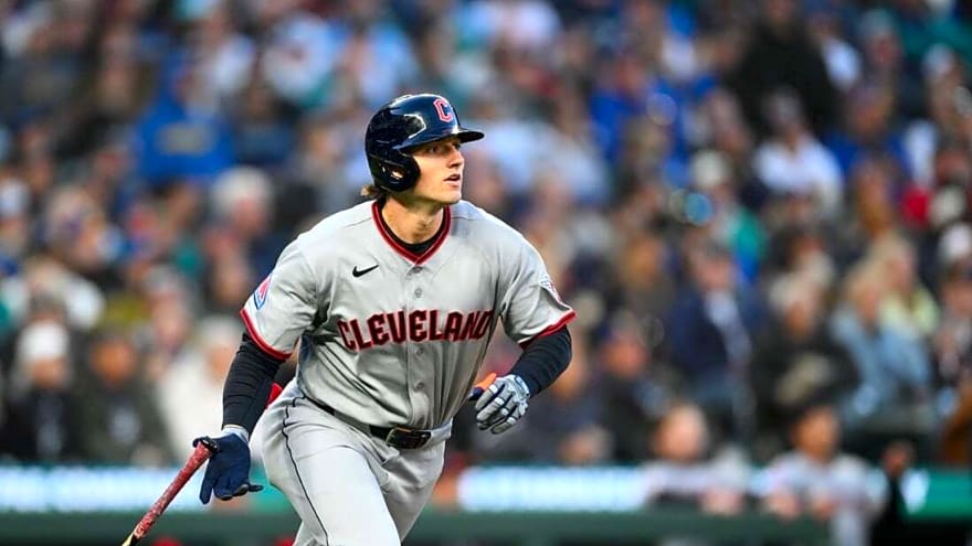 Chase DeLauter homers twice as Guardians down Mariners