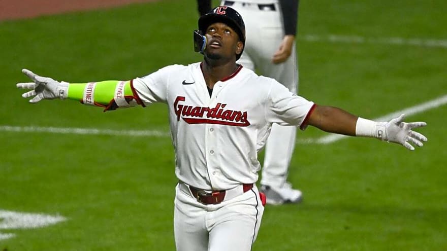 Angel Martinez homers twice, Guardians dominate Athletics