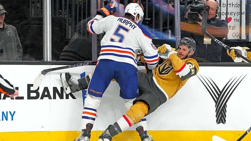Connor McDavid rings up two assists as Oilers defeat struggling Golden Knights