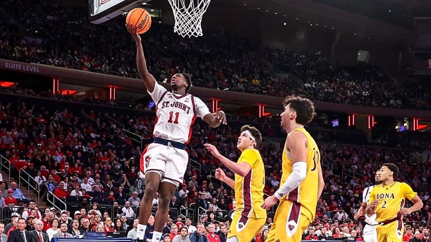 No. 22 St. John's seeks improved guard play vs. Harvard