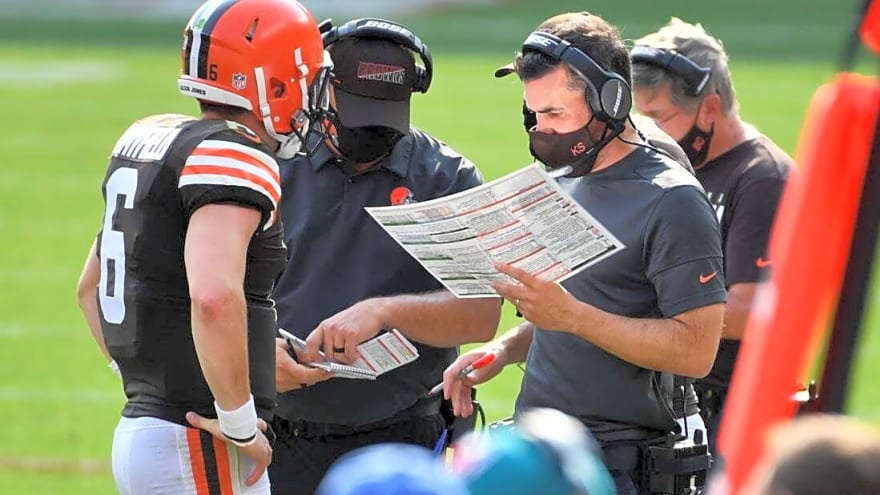 Bucs QB Baker Mayfield calls out former coach Kevin Stefanski