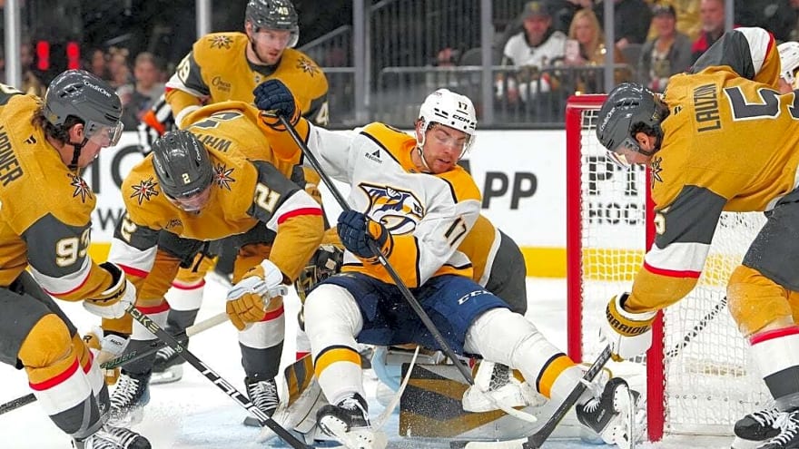 Steven Stamkos tallies 600th goal as Predators beat Golden Knights