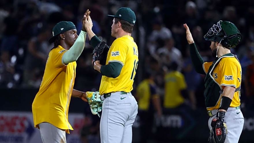 Lawrence Butler&#39;s ninth inning triple lifts Athletics over Rays