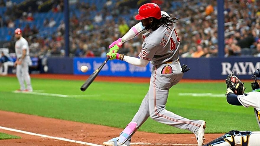 Sal Stewart's 8th homer powers Reds to victory over Rays