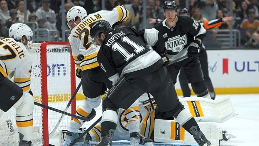 Morgan Geekie&#39;s 2 goals include OT winner as Bruins edge Kings