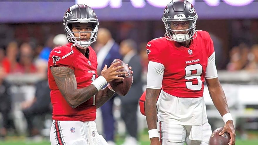 Falcons' QB1 battle open despite Michael Penix Jr. sitting out preseason