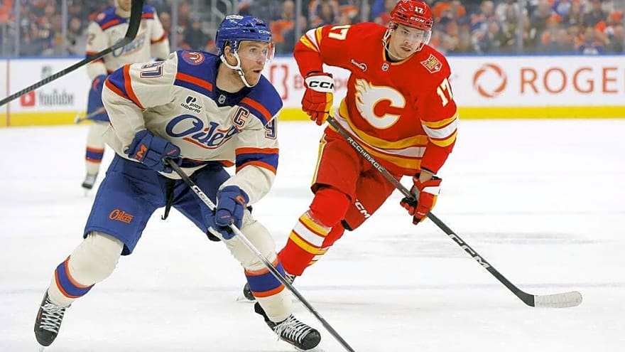 Connor McDavid keeps up torrid pace as Oilers smack Flames