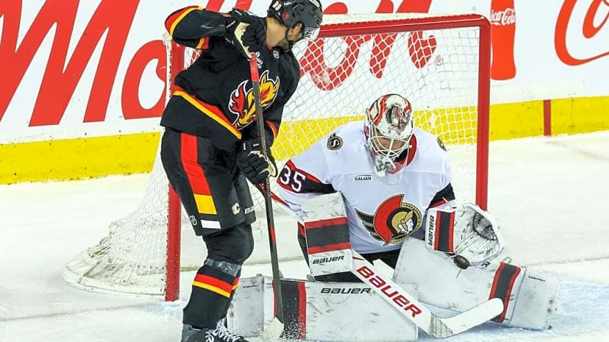 Three-goal third period sparks Senators' victory over Flames