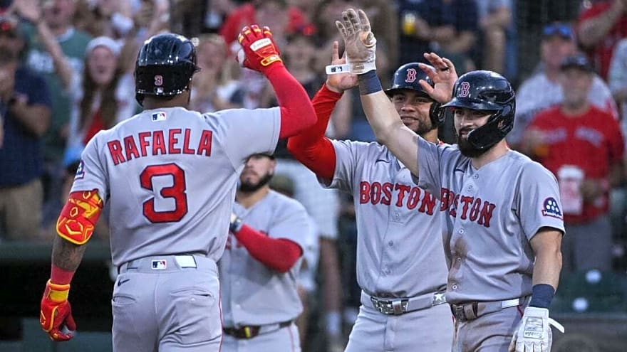 Ceddanne Rafaela's grand slam sends Red Sox past Athletics