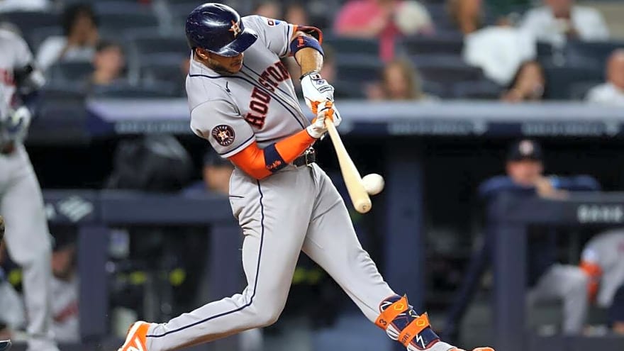 Astros, atop AL West despite offensive slowdown, open series vs. Phils