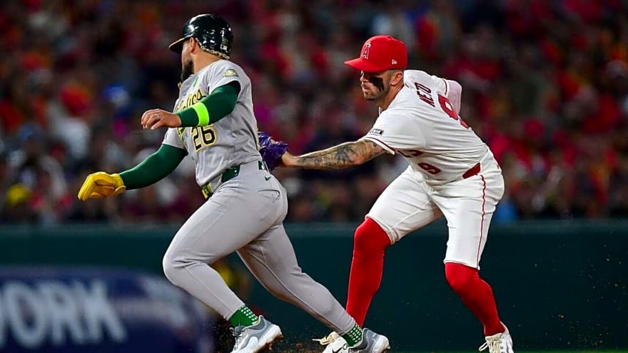 Tyler Soderstrom, A's force extra innings, beat Angels in 10