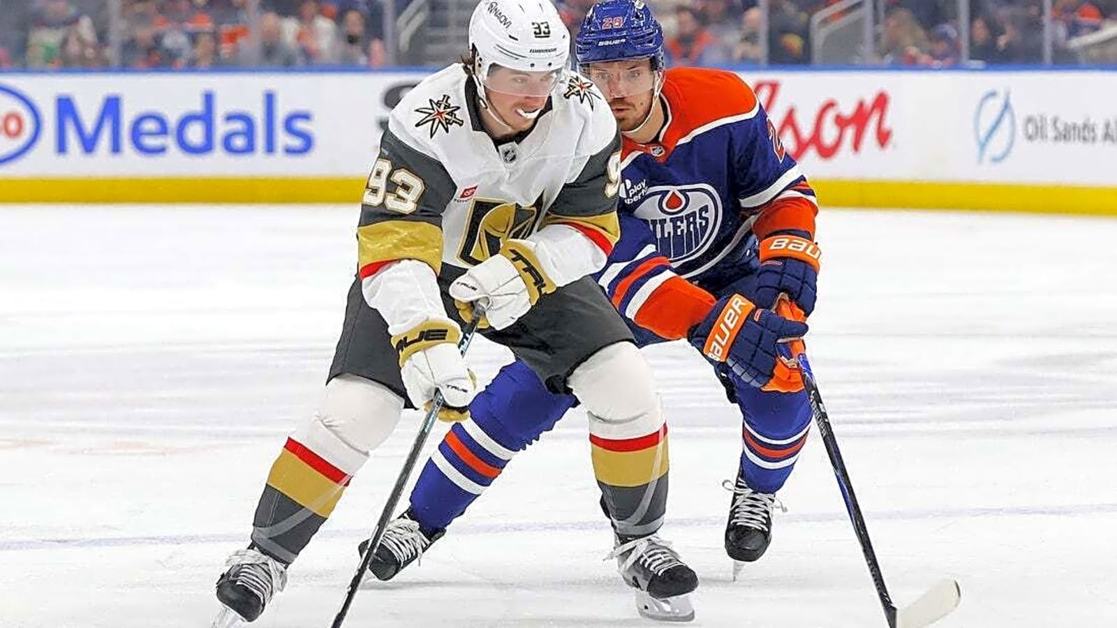 Golden Knights win third straight, glide past Oilers