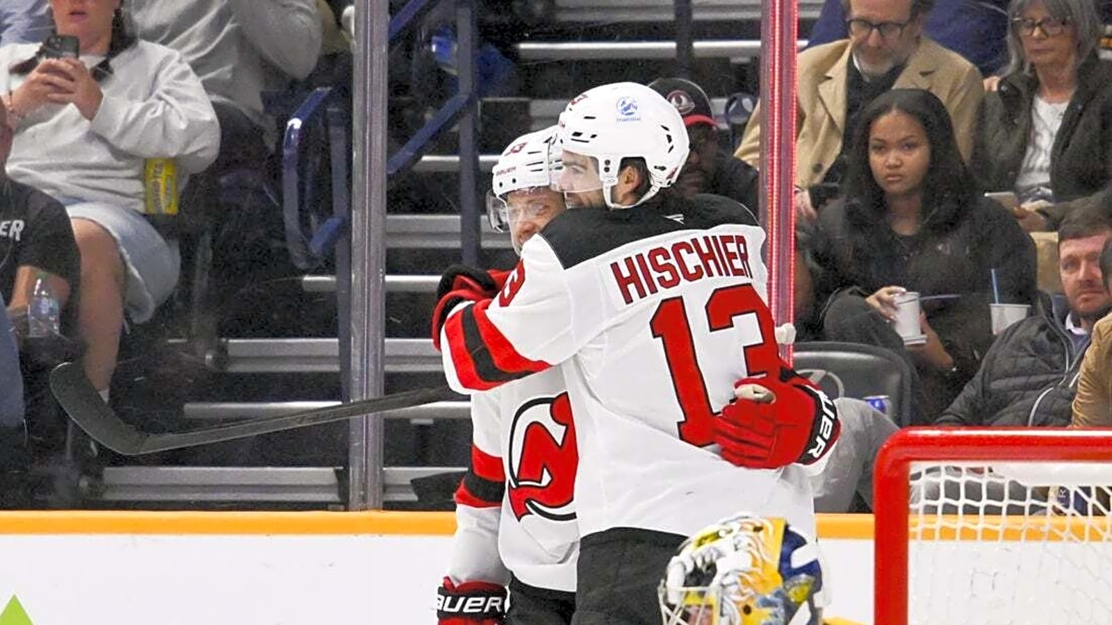 Nico Hischier's late deflection lifts Devils over Predators