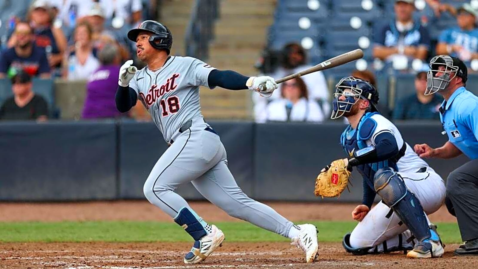 Tigers pull away in 6-run 9th, avoid sweep by Rays